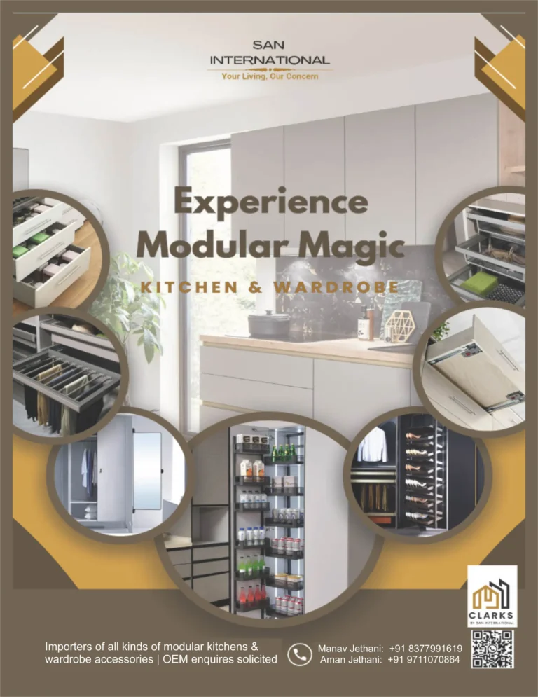 Experience Modular Magic: Premium Kitchen & Wardrobe Accessories by SAN International